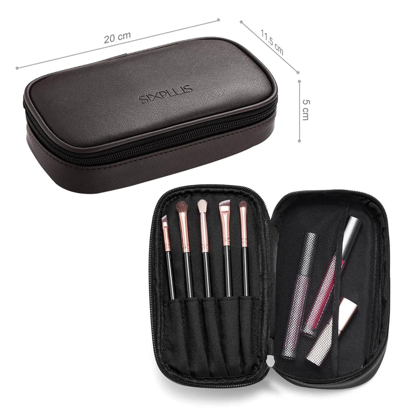 12pcs rose gold makeup brush set
