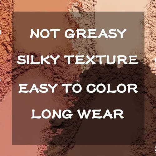 Apooliy 4 Colors Matte Eyeshadow Palette with 5 Eyeshadow Applicator,Highly Pigmented,Colorstay Eye Makeup,Waterproof Eye Shadow Long Wear Up to 24hr