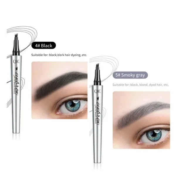 (BUY 1 GET 1 FREE) 3D Waterproof Microblading Eyebrow Pen 4 Fork Tip Tattoo Pencil