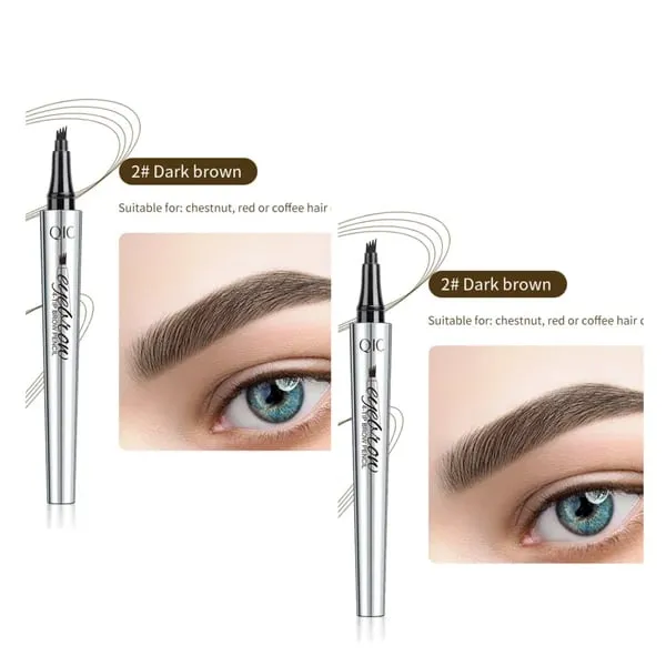 (BUY 1 GET 1 FREE) 3D Waterproof Microblading Eyebrow Pen 4 Fork Tip Tattoo Pencil