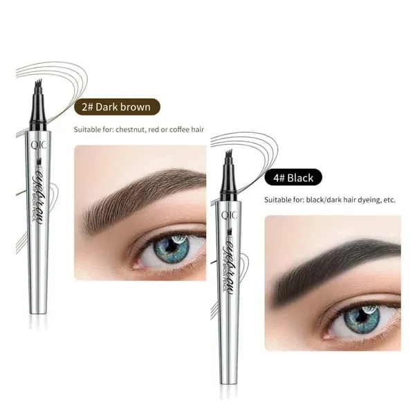 (BUY 1 GET 1 FREE) 3D Waterproof Microblading Eyebrow Pen 4 Fork Tip Tattoo Pencil