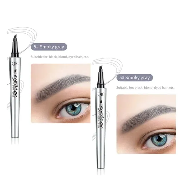(BUY 1 GET 1 FREE) 3D Waterproof Microblading Eyebrow Pen 4 Fork Tip Tattoo Pencil