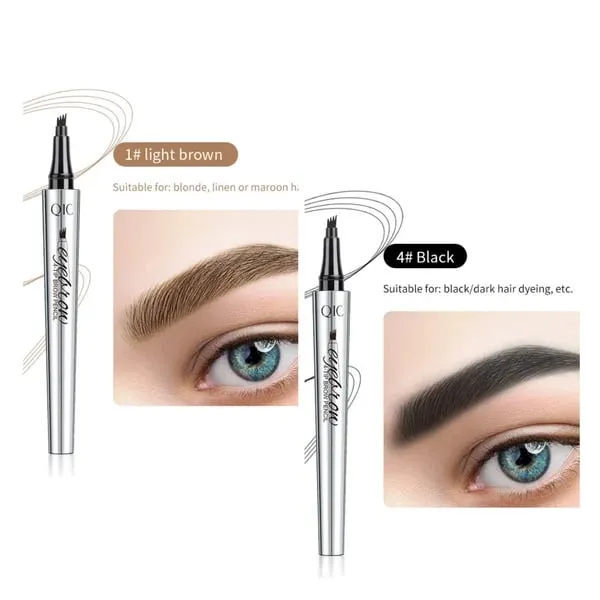 (BUY 1 GET 1 FREE) 3D Waterproof Microblading Eyebrow Pen 4 Fork Tip Tattoo Pencil