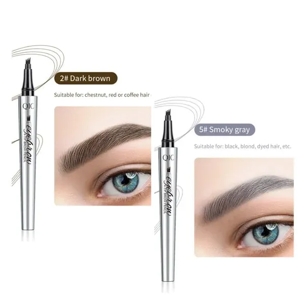 (BUY 1 GET 1 FREE) 3D Waterproof Microblading Eyebrow Pen 4 Fork Tip Tattoo Pencil