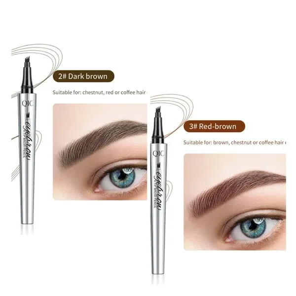 (BUY 1 GET 1 FREE) 3D Waterproof Microblading Eyebrow Pen 4 Fork Tip Tattoo Pencil
