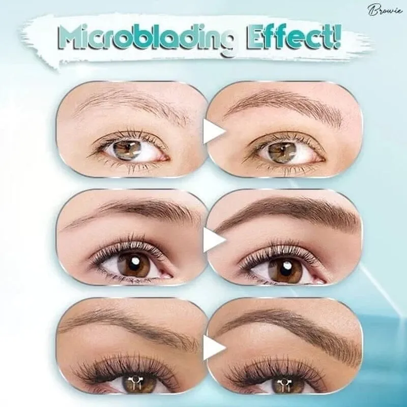 (BUY 1 GET 1 FREE) 3D Waterproof Microblading Eyebrow Pen 4 Fork Tip Tattoo Pencil