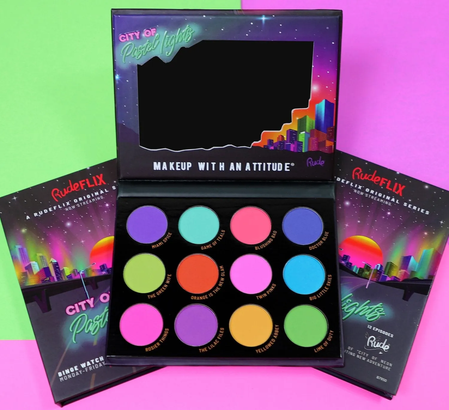 City of Pastel Lights - 12 Pastel Pigment & Eyeshadow Palette