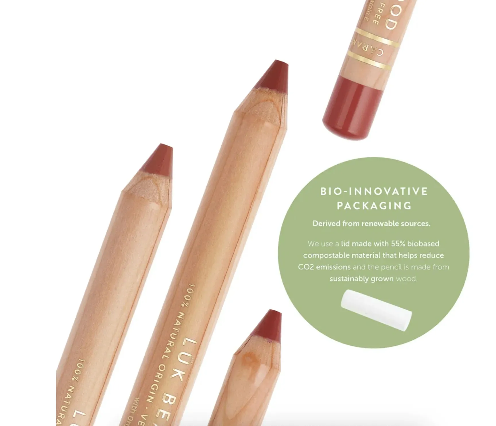 Complete Set 4 Natural Lipstick Crayons ($99 value)*