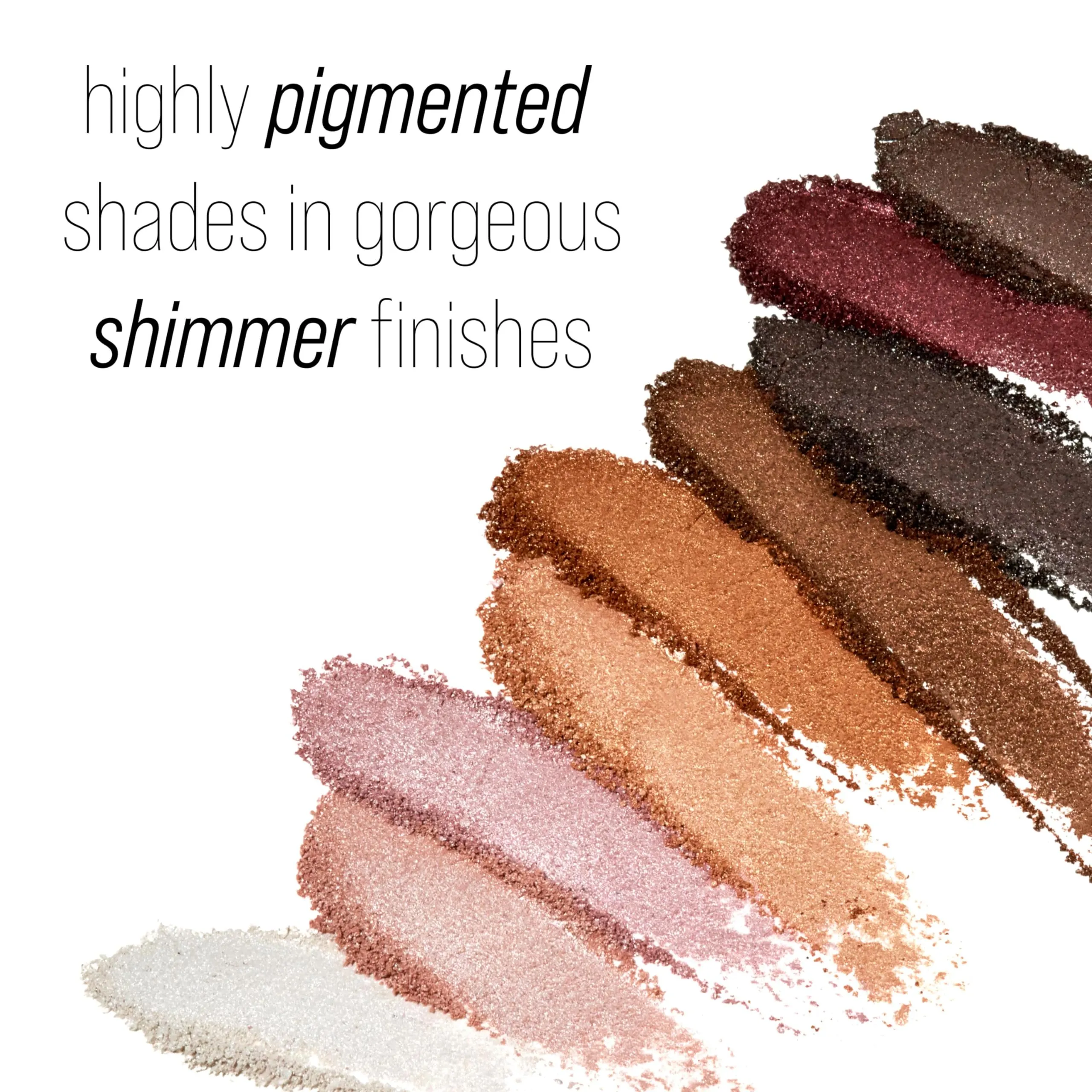 Expressions Style Essentials Makeup Stellar Eyes Eyeshadow Palette - 9 Professional Eyeshadow Colors Shimmer Finish - Cute Eyeshadow Set For Women w/Face Mirror & Applicator