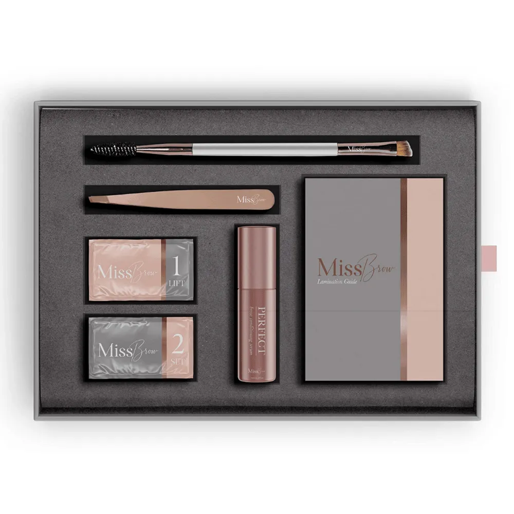 Home Brow Lamination Kit including Tools and Aftercare Serum