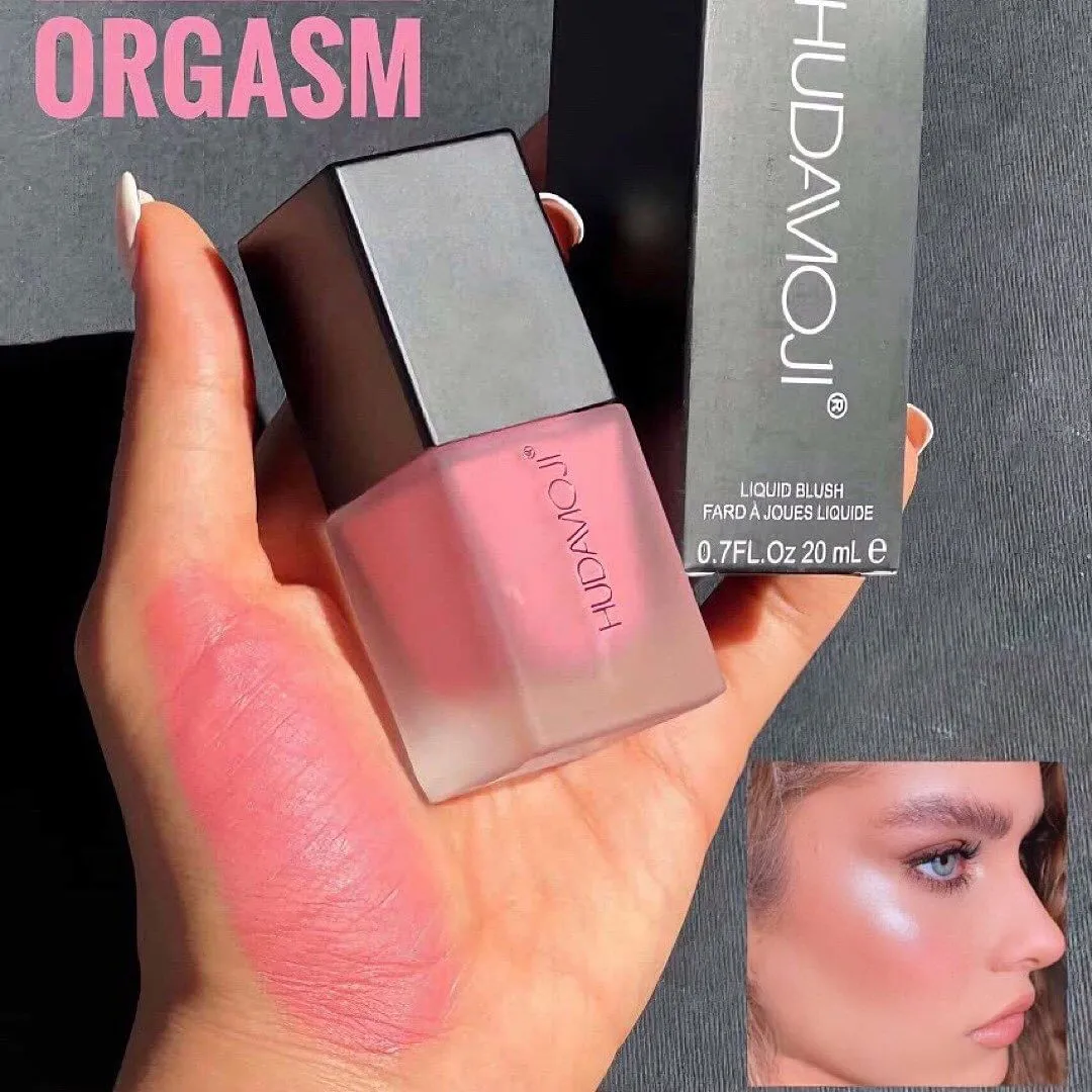 Hudamoji Creamy Liquid Blush Waterproof & Long-lasting Velvet Cheek Blusher