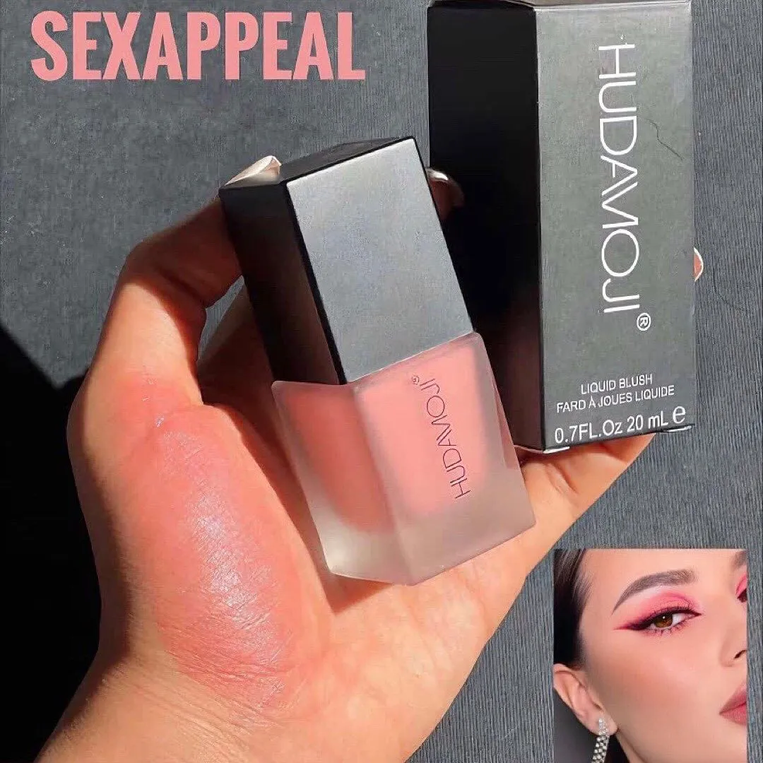 Hudamoji Creamy Liquid Blush Waterproof & Long-lasting Velvet Cheek Blusher