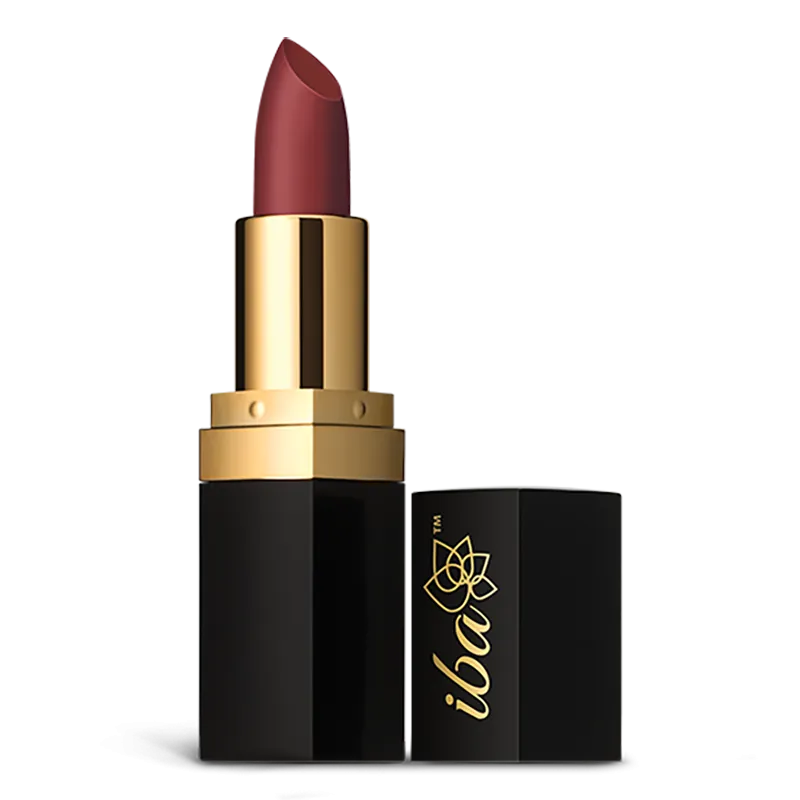 Iba Pure Lips Long Stay Matte Lipstick-M01 Deep Mauve