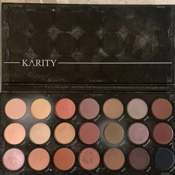 Karity Eyeshadow Palette - Nudes & Rudes - 21 colors