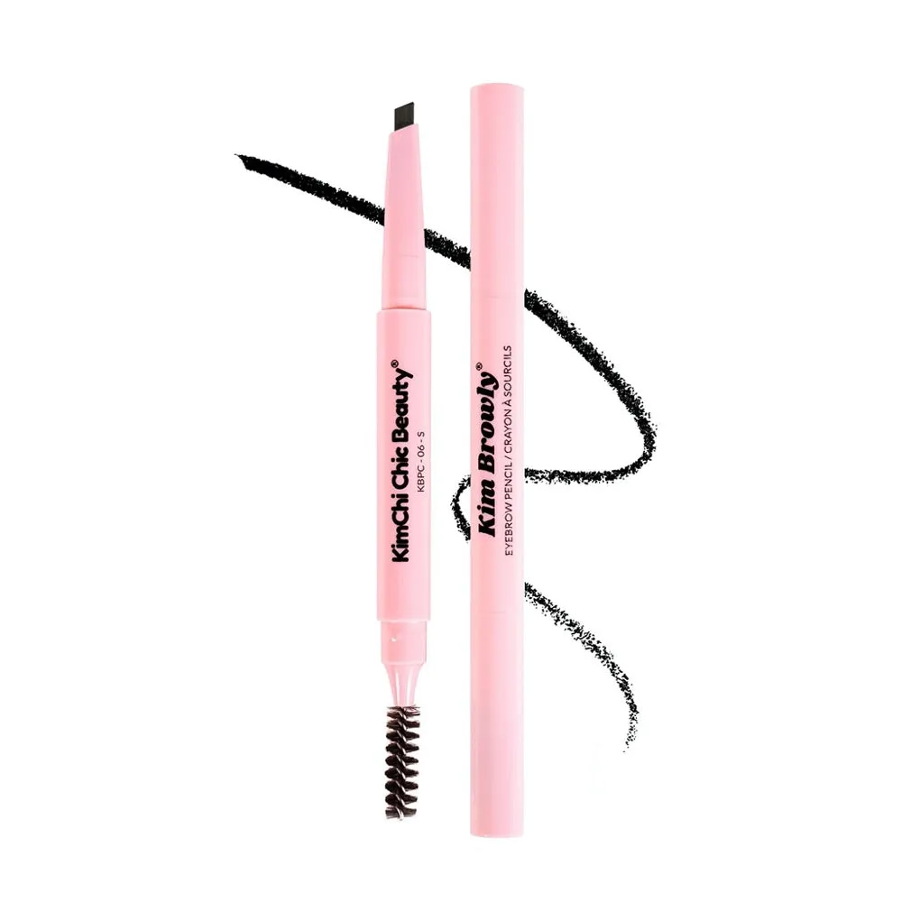 KIMBROWLY EYEBROW PENCIL - 06 S Black