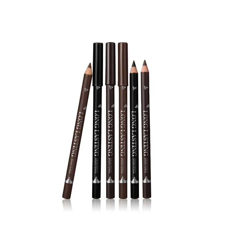 Long Lasting Waterproof Eyebrow Pencils Easy to Wear Black Brown