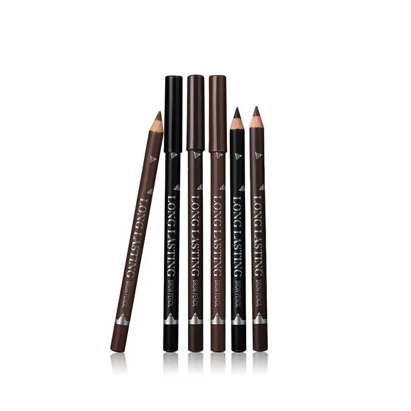 Long Lasting Waterproof Eyebrow Pencils Easy to Wear Black Brown