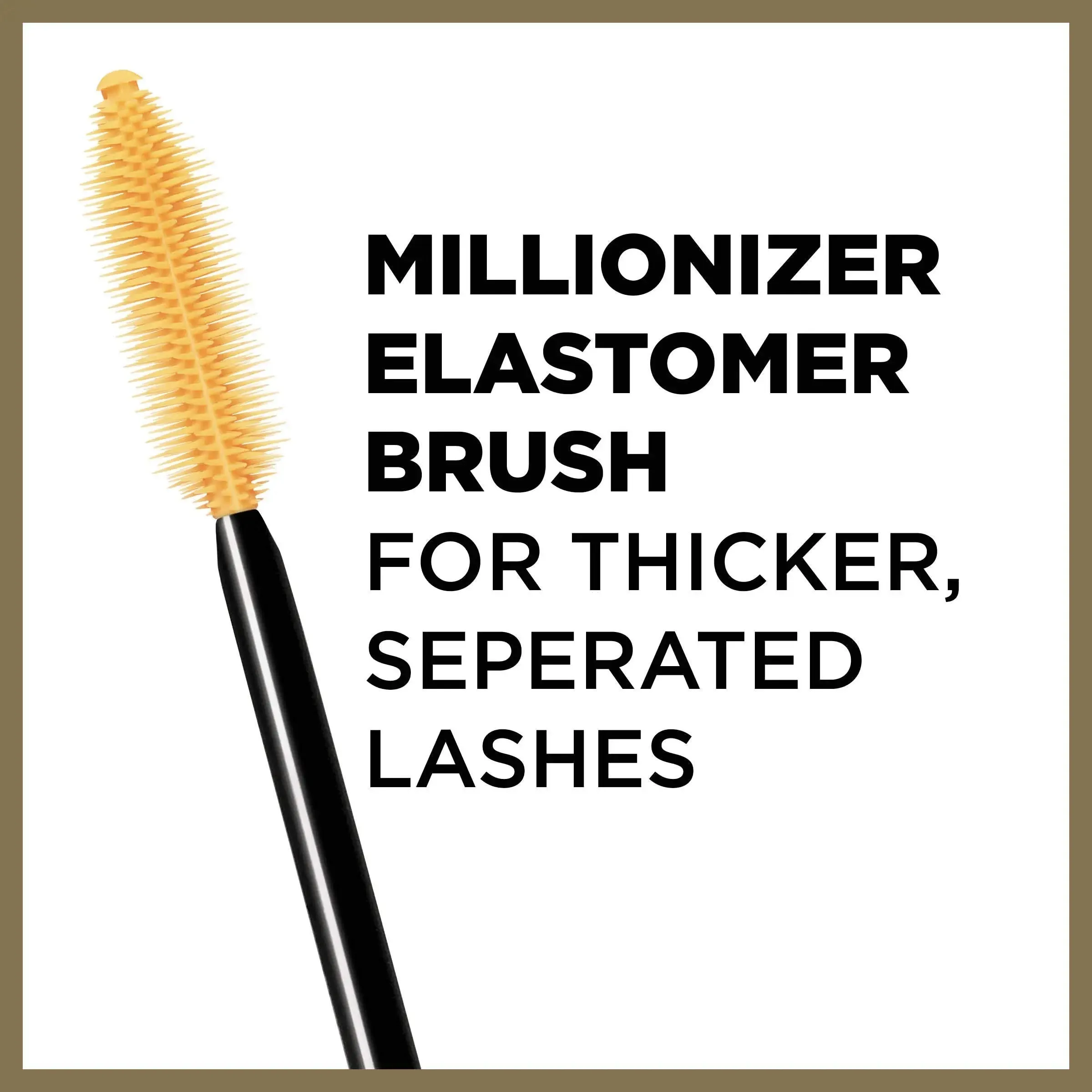 L'Oreal Paris Makeup Voluminous Million Lashes Mascara, Black, 1 Tube