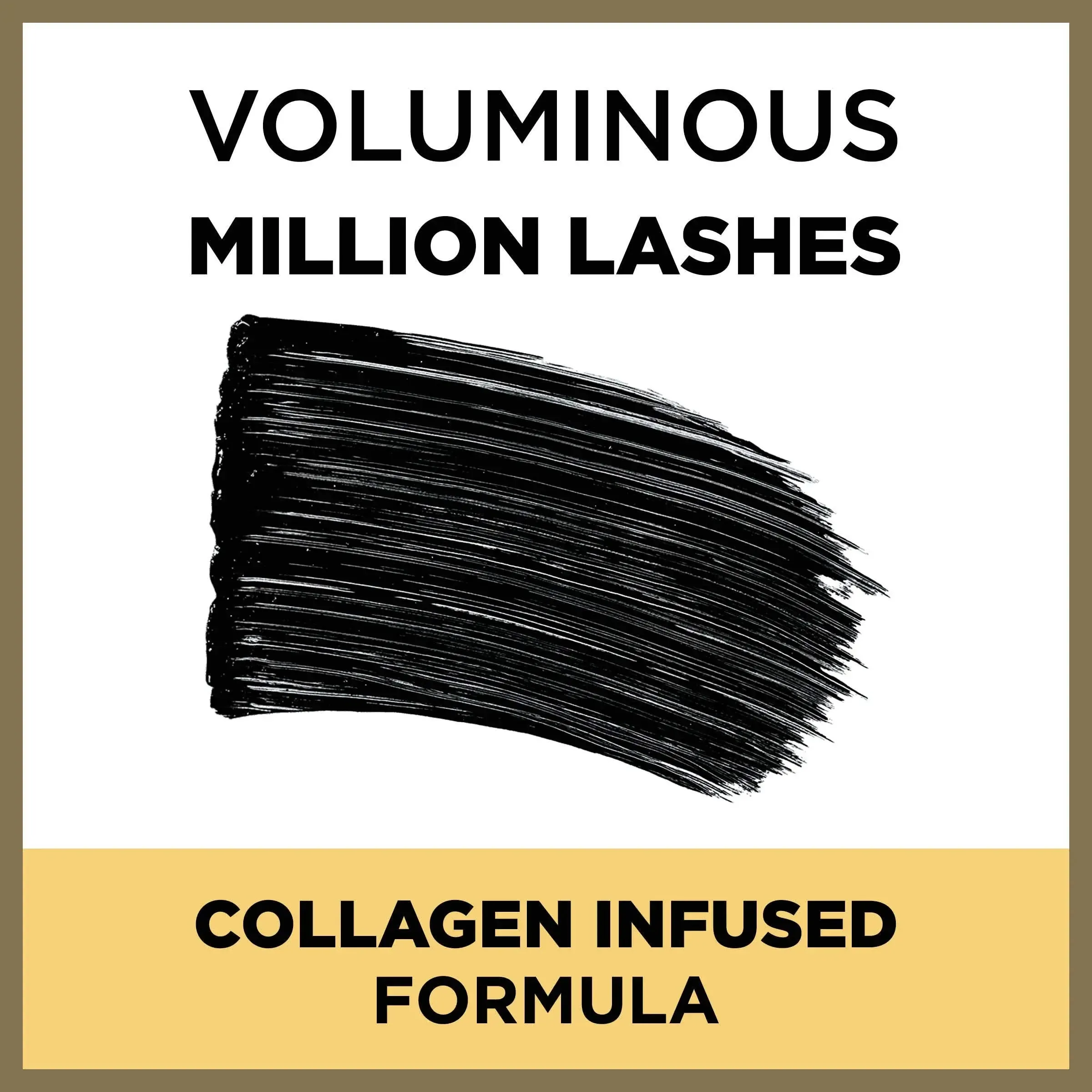 L'Oreal Paris Makeup Voluminous Million Lashes Mascara, Black, 1 Tube