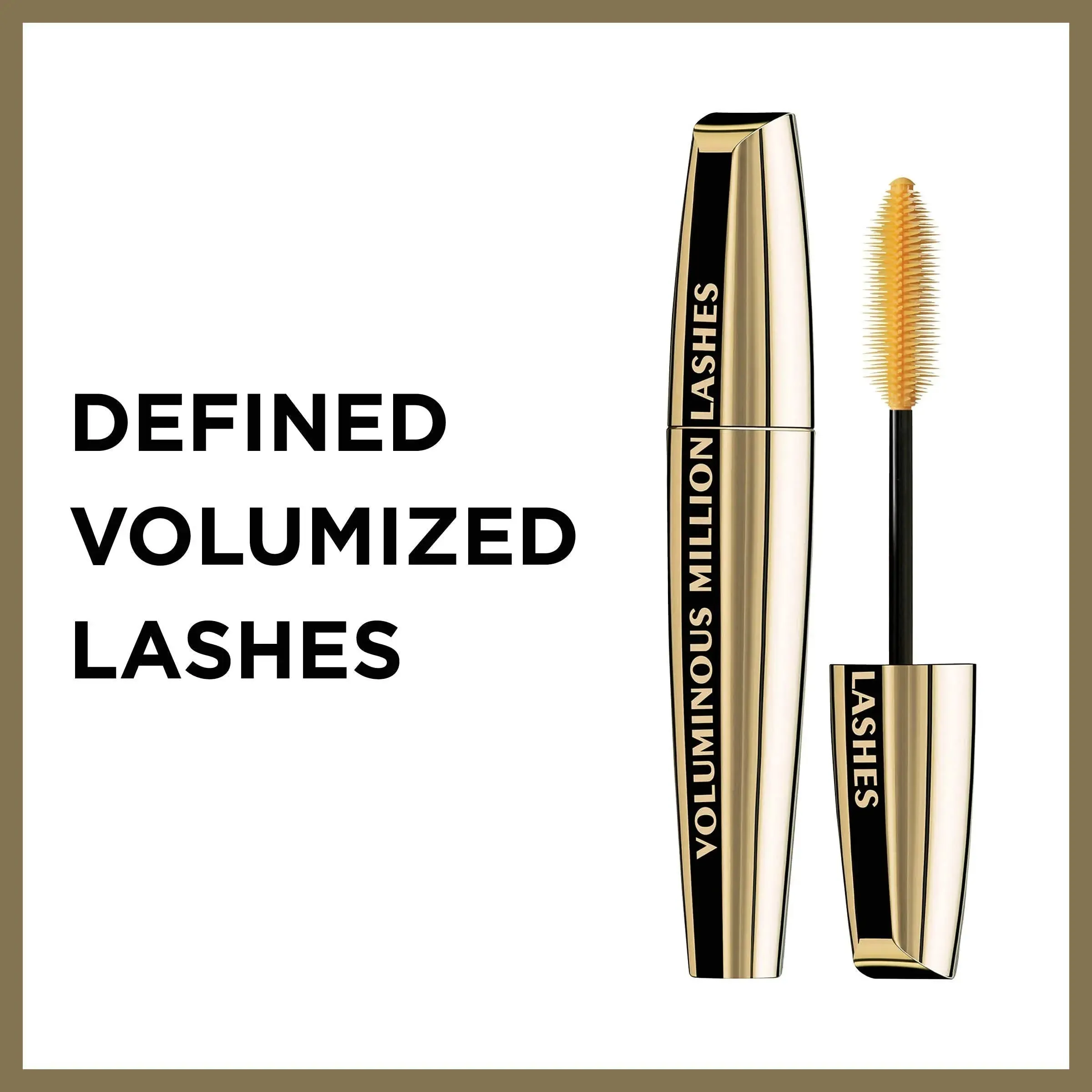 L'Oreal Paris Makeup Voluminous Million Lashes Mascara, Black, 1 Tube