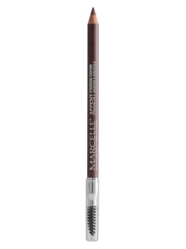 Marcelle Accent Eyebrow Crayon, Brun Tendre, 2-in-1 Eyebrow Pencil, Rich Matte Colour, Smooth & Easy Application, Hypoallergenic, Fragrance-Free, Cruelty-Free, 1.05 g