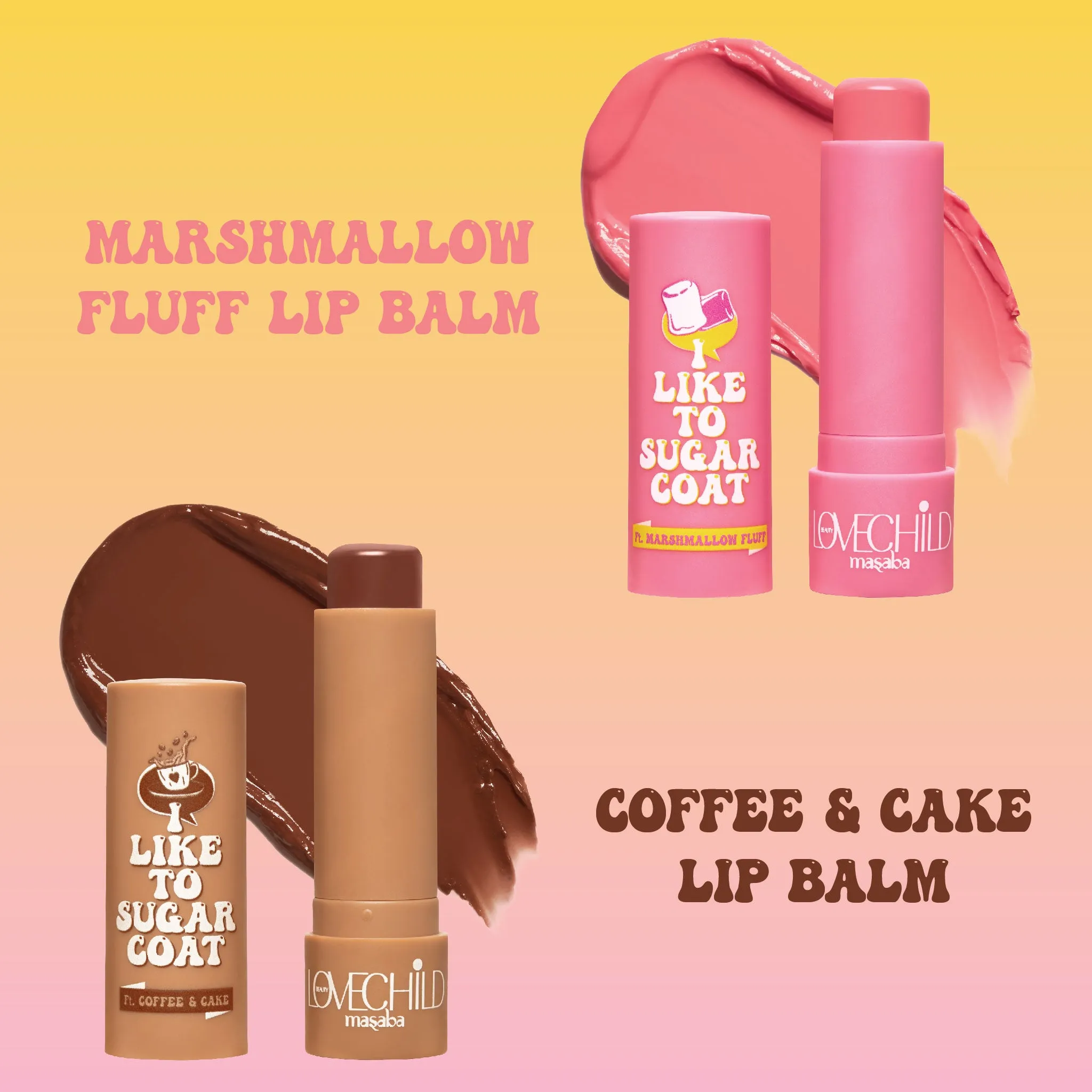 Marshmallow Fluff- I Like To Sugar Coat  (Pink) Hydrating & Tinted Lip Balm with SPF22