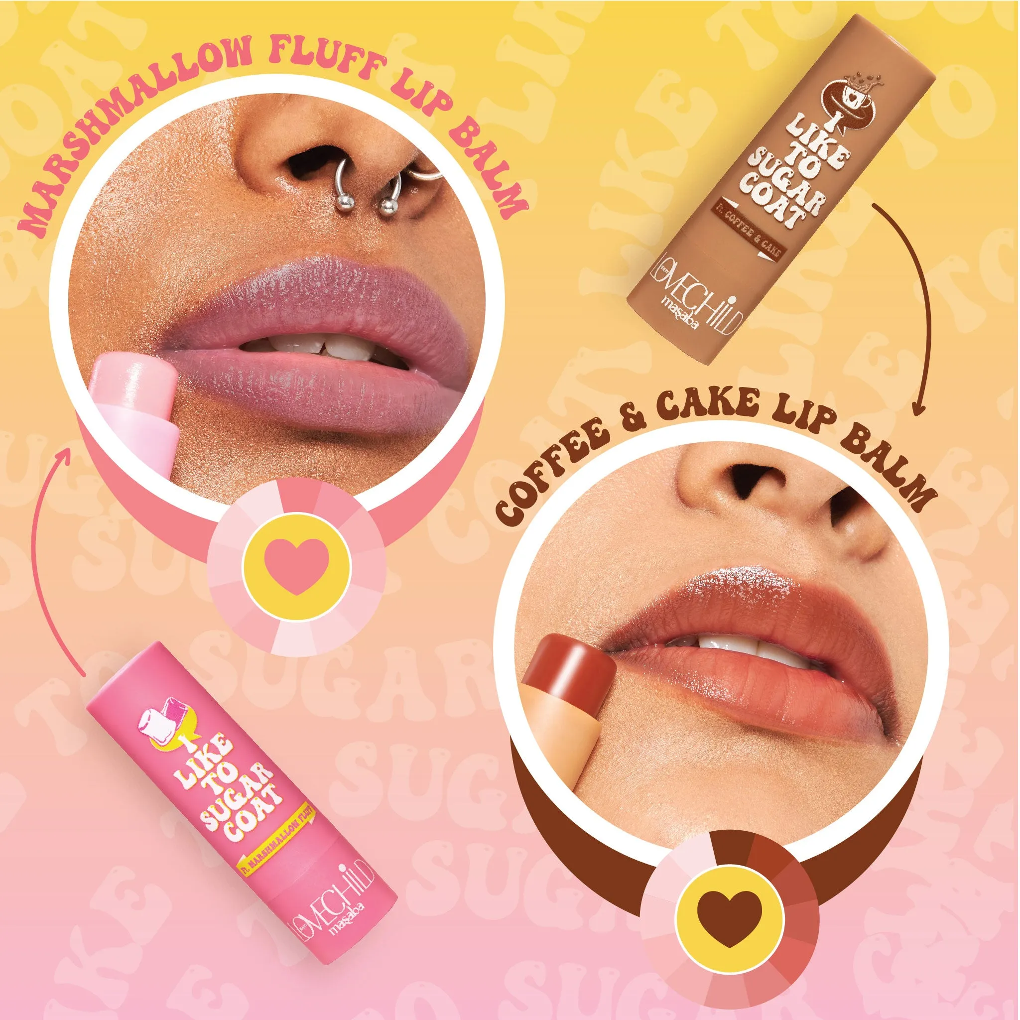 Marshmallow Fluff- I Like To Sugar Coat  (Pink) Hydrating & Tinted Lip Balm with SPF22