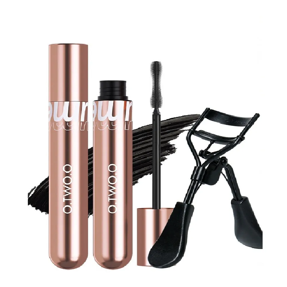 Mascara Extra Volume 4D Curling Extension Eyelash Curler Set