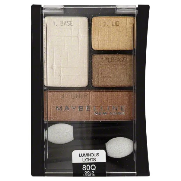 Maybelline Expertwear Eyeshadow Quads - 4 color palettes