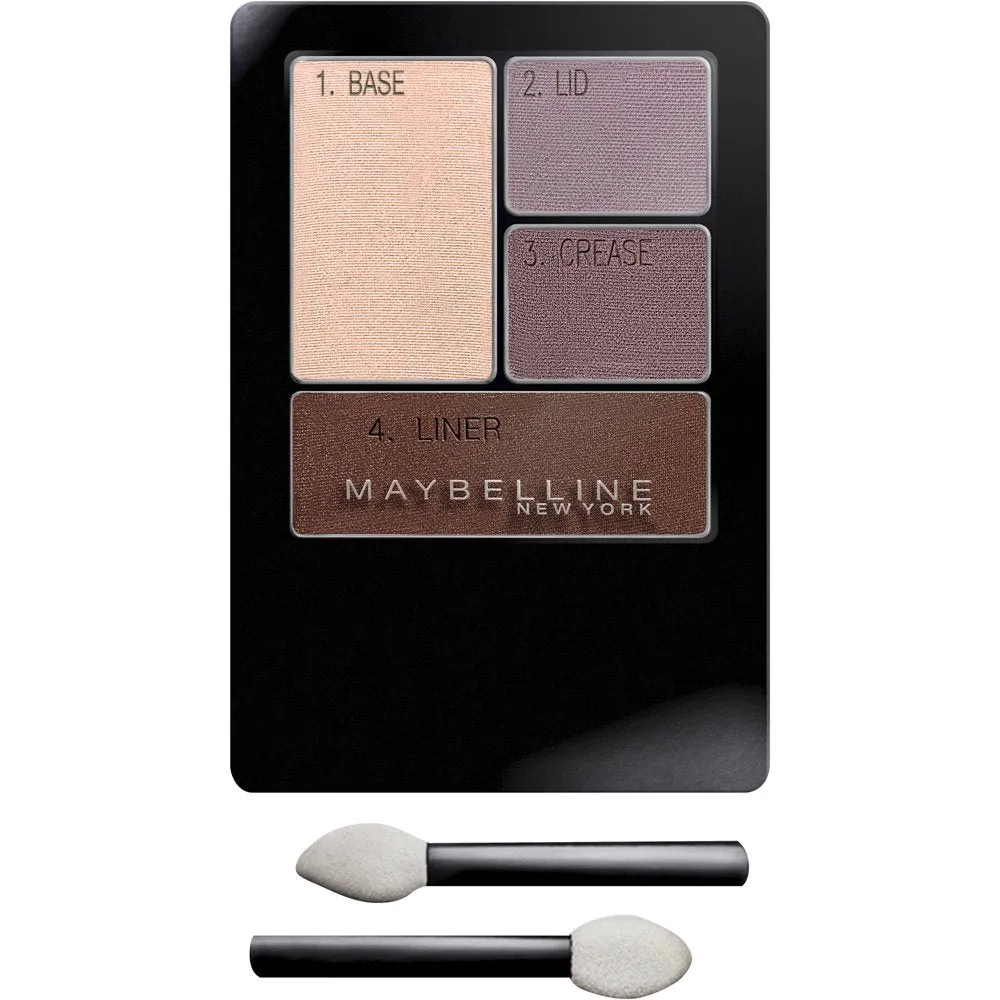Maybelline Expertwear Eyeshadow Quads - 4 color palettes