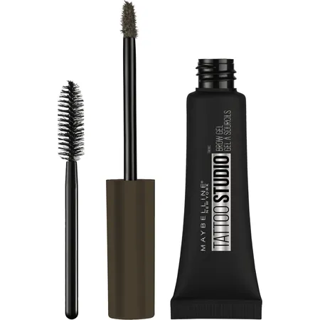 Maybelline Tattoo Studio Waterproof Eyebrow Gel Makeup, Deep Brown