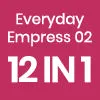 NY Bae 12 In 1 Mini Lip Kit Set (14.4g) | Red & Nude Lipstick | Lip Crayon | Lip & Cheek Tint | Lipstick Pallete| Makeup Kit | Lip Kit | Blush - Everyday Empress 02