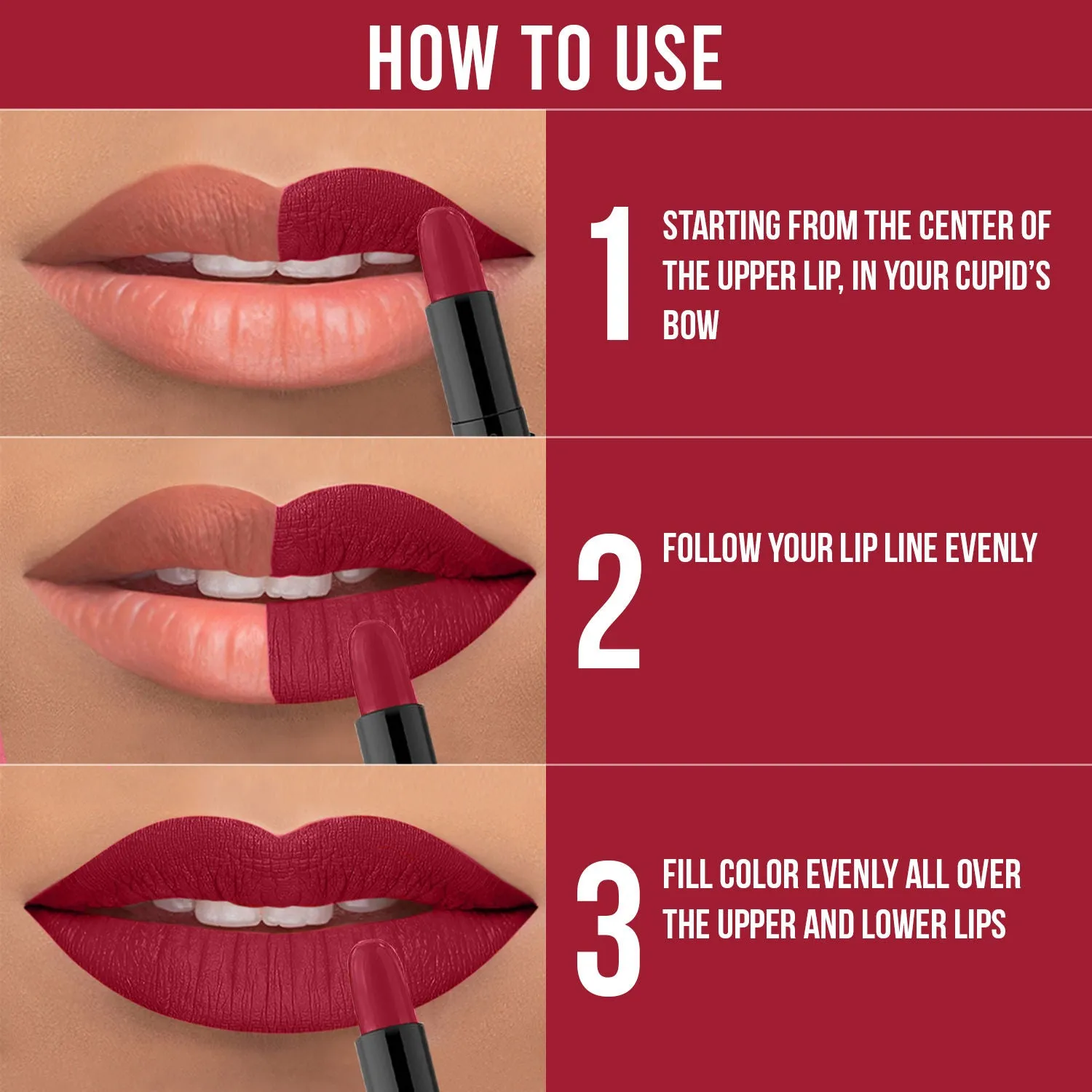 NY Bae Argan Oil Infused Mini Lipstick, Runway, For Fair Skin - Haute Beauty, Set of 4 Mini Lipsticks, Kit 4 (1.4 g X 4)