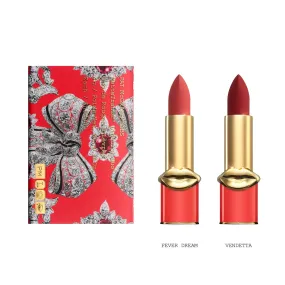 Pat McGrath Obsessive Opulence: MatteTrance Lipstick Duo Iconic Illumination: Fever Dream   Vendetta