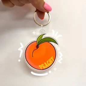 Peachy Keychain