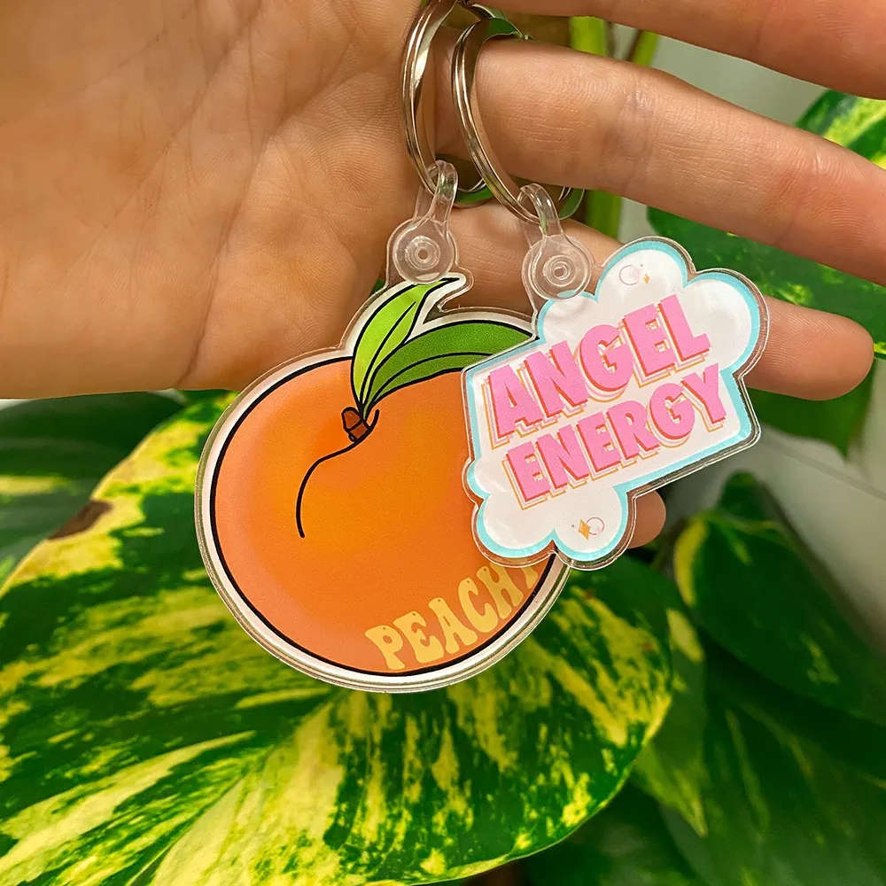 Peachy Keychain