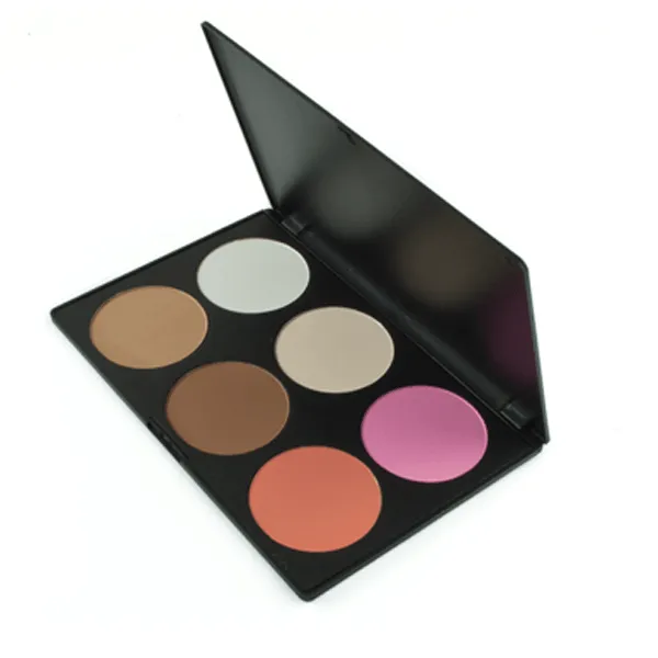 Pink and Peach 6 Color Blush Palette