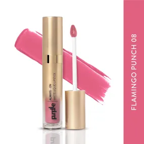 Purplle Always - On Matte Liquid Lipstick - Flamingo Punch 08 (6.5ml)
