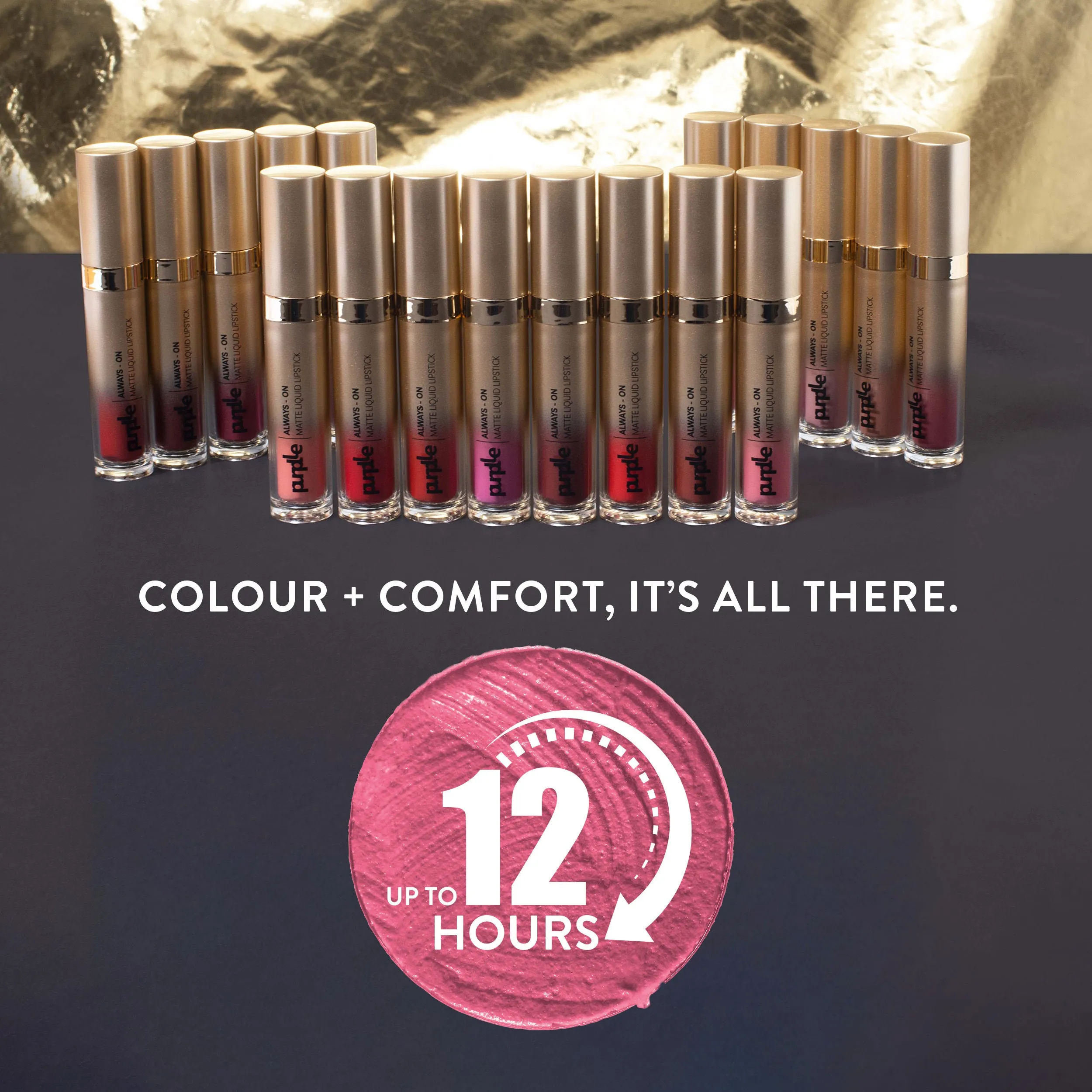 Purplle Always - On Matte Liquid Lipstick - Flamingo Punch 08 (6.5ml)