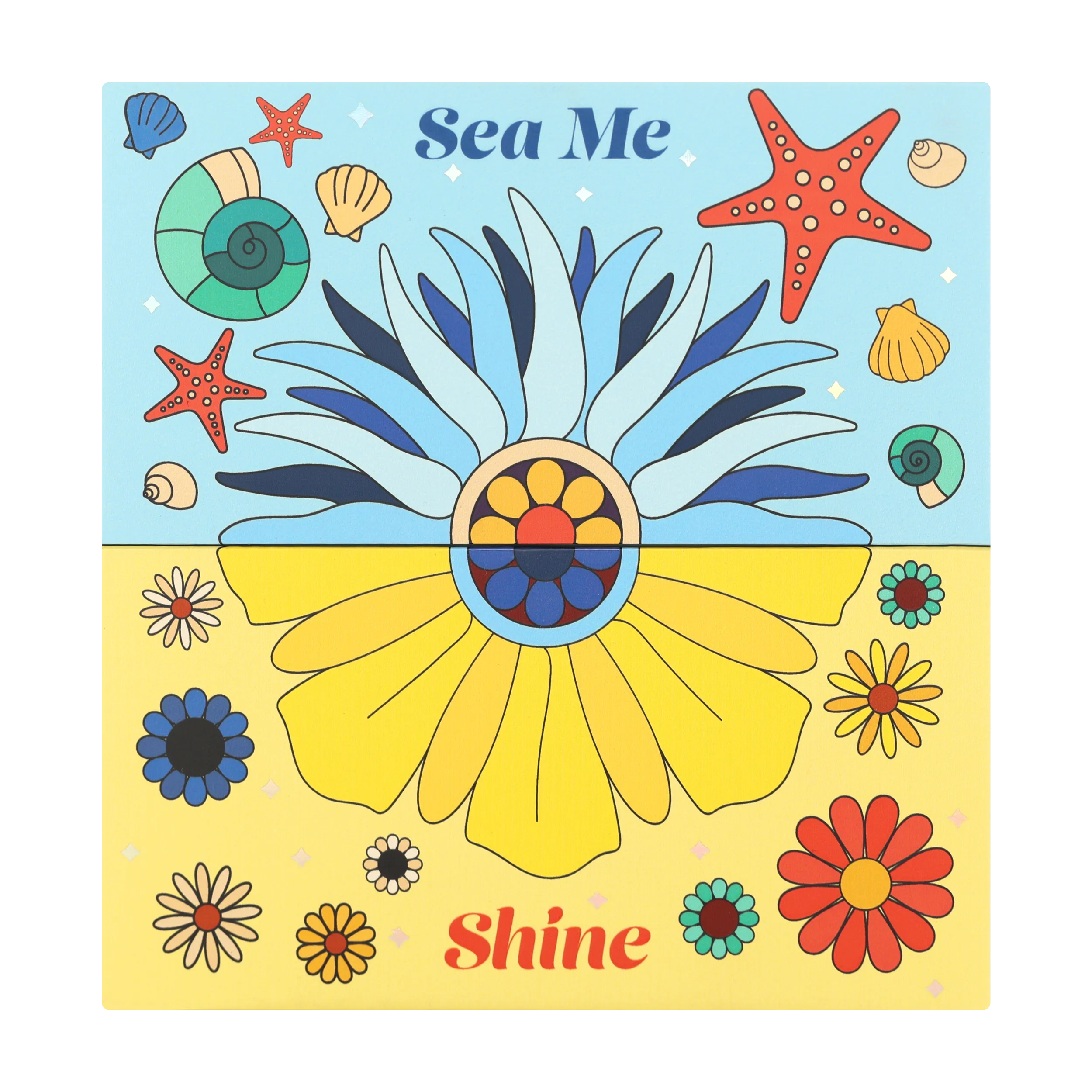 SEA ME SHINE Shadow, Blush & Highlight Palette