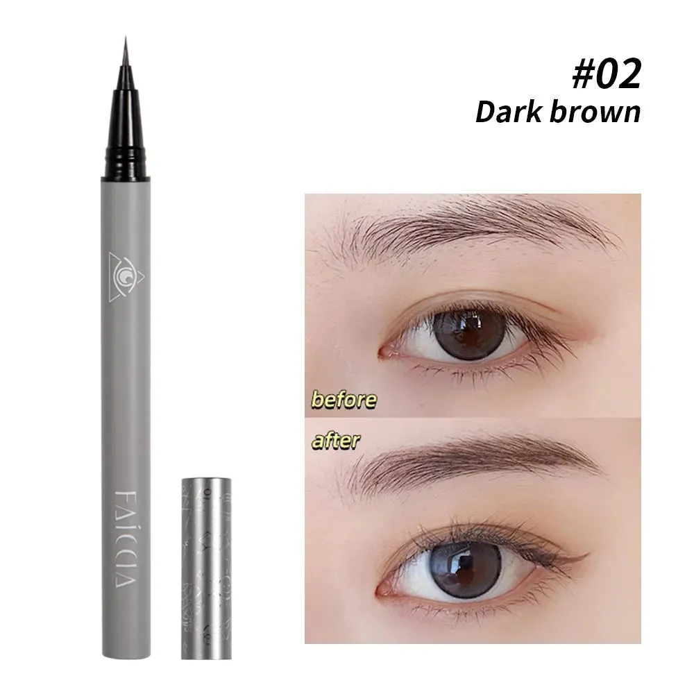 Ultra-fine Eyebrow Pencil Outline Shadow Lying Silkworm Eyeliner Waterproof Non-smudge Lasting Colorfast Liquid Eyebrow Pencil