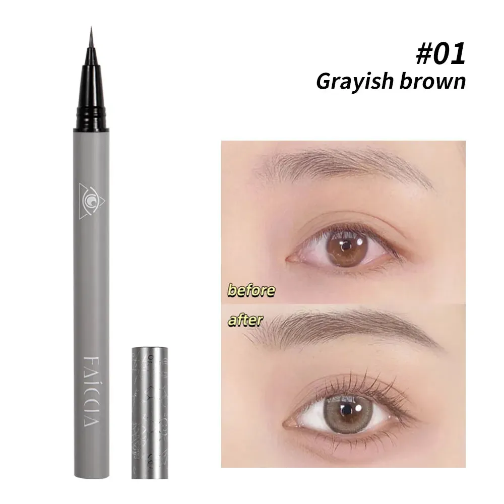 Ultra-fine Eyebrow Pencil Outline Shadow Lying Silkworm Eyeliner Waterproof Non-smudge Lasting Colorfast Liquid Eyebrow Pencil